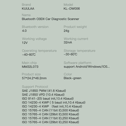 Scanner OBD Bluetooth